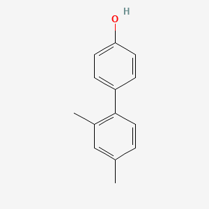 molecular formula C14H14O B3059802 4-(2,4-二甲苯基)苯酚 CAS No. 1261975-21-6