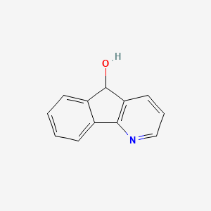 molecular formula C12H9NO B3059814 5H-indeno[1,2-b]pyridin-5-ol CAS No. 127664-00-0