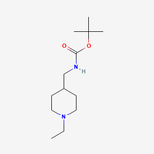 molecular formula C13H26N2O2 B3059819 tert-Butyl [(1-ethylpiperidin-4-yl)methyl]carbamate CAS No. 1286264-23-0