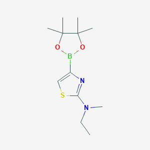 2-(N,N-Methylethylamino)thiazole-4-boronic acid pinacol ester