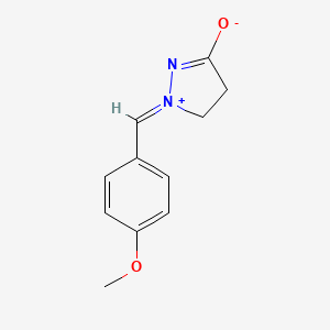 (2E)-2-[(4-methoxyphenyl)methylidene]-3,4-dihydropyrazol-2-ium-5-olate