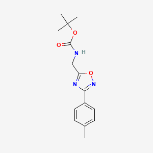 Tert-butyl {[3-(4-methylphenyl)-1,2,4-oxadiazol-5-yl]methyl}carbamate