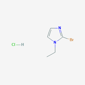 molecular formula C5H8BrClN2 B3059885 2-Bromo-1-ethyl-1H-imidazole hydrochloride CAS No. 1390654-34-8