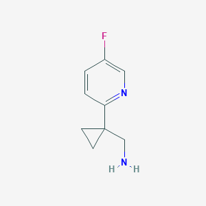 [1-(5-Fluoropyridin-2-yl)cyclopropyl]methanamine