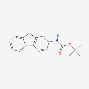 molecular formula C18H19NO2 B3059908 2-(Boc-amino)fluorene CAS No. 141340-61-6