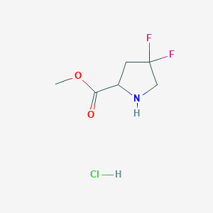 Methyl 4,4-difluoropyrrolidine-2-carboxylate hydrochloride