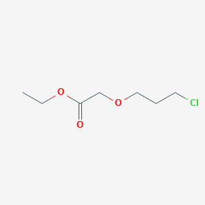 molecular formula C7H13ClO3 B3059919 2-(3-氯丙氧基)乙酸乙酯 CAS No. 143165-48-4