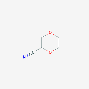 molecular formula C5H7NO2 B3059950 1,4-Dioxane-2-carbonitrile CAS No. 14717-00-1