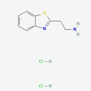 molecular formula C9H12Cl2N2S B3059955 2-(2-Aminoethyl)benzothiazole dihydrochloride CAS No. 152482-94-5