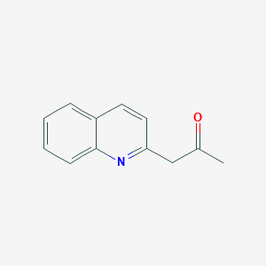 molecular formula C12H11NO B3059956 1-(喹啉-2-基)丙烷-2-酮 CAS No. 1531-30-2