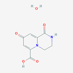1,8-dioxo-1,3,4,8-tetrahydro-2H-pyrido[1,2-a]pyrazine-6-carboxylic acid hydrate