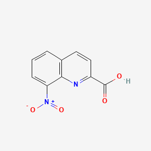 molecular formula C10H6N2O4 B3059968 8-硝基喹啉-2-甲酸 CAS No. 15733-85-4