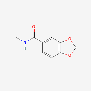 molecular formula C9H9NO3 B3059969 N-甲基-1,3-苯并二氧杂环-5-甲酰胺 CAS No. 15777-84-1