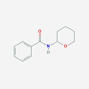 molecular formula C12H15NO2 B3059972 N-(oxan-2-yl)benzamide CAS No. 15879-41-1