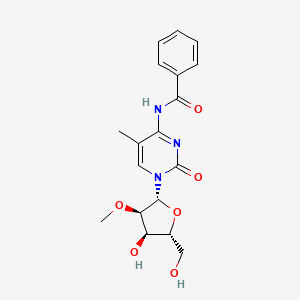 molecular formula C18H21N3O6 B3059973 N-Benzoyl-5-methyl-2'-O-methylcytidine CAS No. 158966-50-8