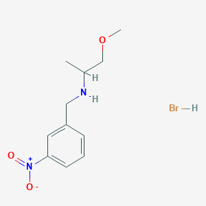 (2-Methoxy-1-methylethyl)(3-nitrobenzyl)amine hydrobromide