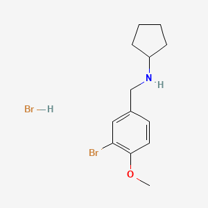 N-(3-bromo-4-methoxybenzyl)cyclopentanamine hydrobromide