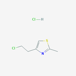 4-(2-Chloroethyl)-2-methyl-1,3-thiazole hydrochloride