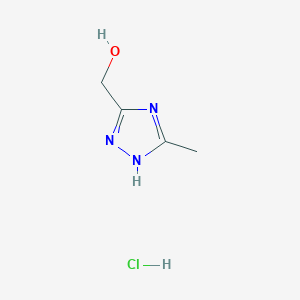 (3-Methyl-1H-1,2,4-triazol-5-yl)methanol hydrochloride