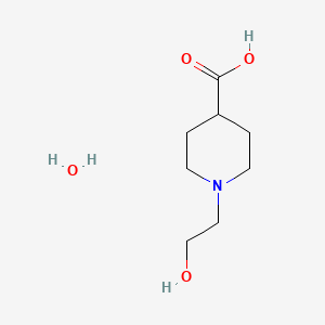 1-(2-Hydroxyethyl)-4-piperidinecarboxylic acid hydrate