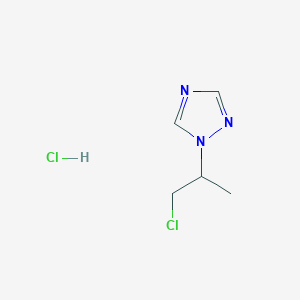 1-(2-Chloro-1-methylethyl)-1H-1,2,4-triazole hydrochloride