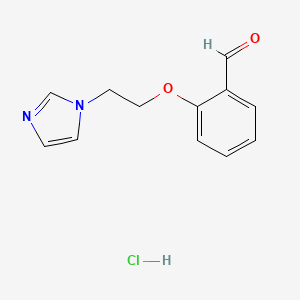 2-[2-(1H-Imidazol-1-yl)ethoxy]benzaldehyde hydrochloride