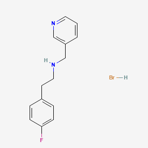 [2-(4-Fluorophenyl)ethyl](3-pyridinylmethyl)amine hydrobromide