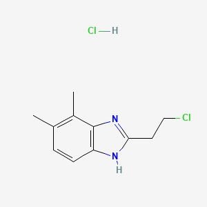 2-(2-Chloroethyl)-6,7-dimethyl-1H-benzimidazole hydrochloride