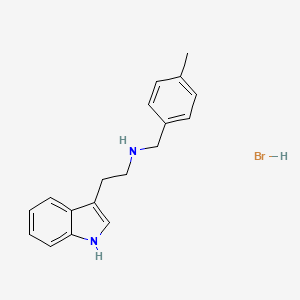 [2-(1H-indol-3-yl)ethyl](4-methylbenzyl)amine hydrobromide