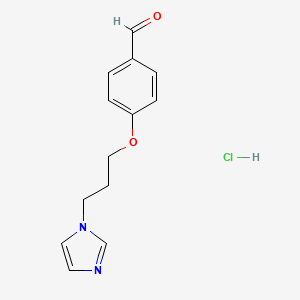 4-[3-(1H-Imidazol-1-yl)propoxy]benzaldehyde hydrochloride