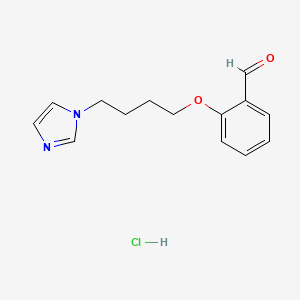 2-(4-(1H-Imidazol-1-yl)butoxy)benzaldehyde hydrochloride