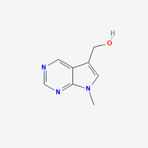 (7-Methyl-7H-pyrrolo[2,3-d]pyrimidin-5-yl)methanol