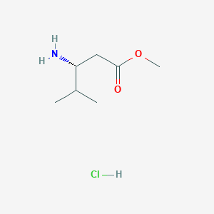 (R)-methyl 3-amino-4-methylpentanoate hydrochloride