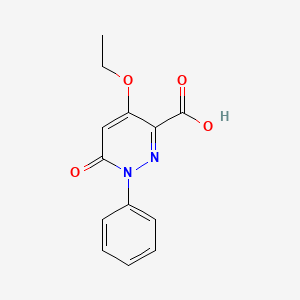 4-Ethoxy-6-oxo-1-phenyl-1,6-dihydropyridazine-3-carboxylic acid