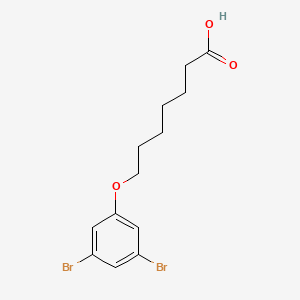 7-(3,5-Dibromophenoxy)heptanoic acid