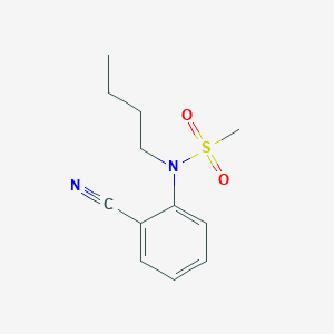 N-Butyl-N-(2-cyanophenyl)methanesulfonamide