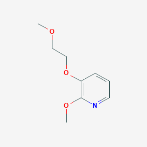molecular formula C9H13NO3 B3060150 2-Methoxy-3-(2-methoxyethoxy)pyridine CAS No. 1820711-09-8