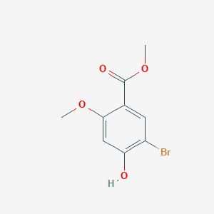 molecular formula C9H9BrO4 B3060166 5-溴-4-羟基-2-甲氧基苯甲酸甲酯 CAS No. 185050-77-5