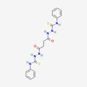 N-(((Phenylamino)thioxomethyl)amino)-N'-(((phenylamino)thioxomethyl)amino)butane-1,4-diamide