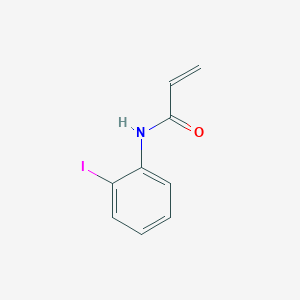 molecular formula C9H8INO B3060176 N-(2-Iodophenyl)acrylamide CAS No. 192190-12-8