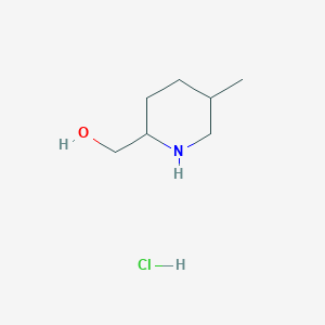 molecular formula C7H16ClNO B3060188 (5-Methylpiperidin-2-yl)methanol hydrochloride CAS No. 1951441-23-8