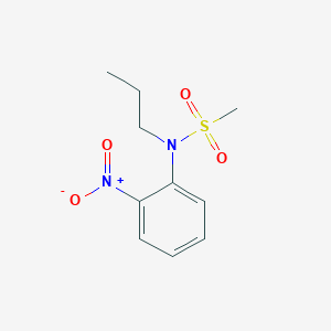 molecular formula C10H14N2O4S B3060196 N-(2-硝基苯基)-N-丙基甲磺酰胺 CAS No. 195433-53-5