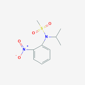 molecular formula C10H14N2O4S B3060197 N-Isopropyl-N-(2-nitrophenyl)methanesulfonamide CAS No. 195433-54-6