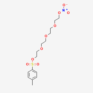 molecular formula C15H23NO9S B3060212 2-(2-(2-(2-(Nitrooxy)ethoxy)ethoxy)ethoxy)ethyl 4-methylbenzenesulfonate CAS No. 1973503-48-8