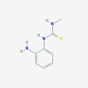 molecular formula C8H11N3S B3060225 1-(2-Aminophenyl)-3-methylthiourea CAS No. 20367-31-1