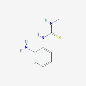 molecular formula C8H11N3S B3060225 1-(2-氨基苯基)-3-甲基硫脲 CAS No. 20367-31-1