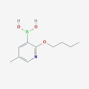 molecular formula C10H16BNO3 B3060241 2-Butoxy-5-methylpyridine-3-boronic acid CAS No. 2096330-20-8