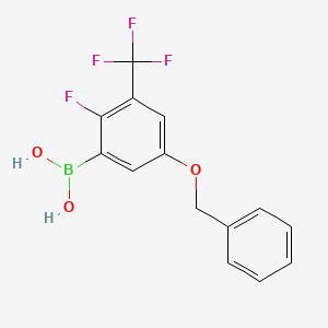 5-(Benzyloxy)-2-fluoro-3-(trifluoromethyl)phenylboronic acid