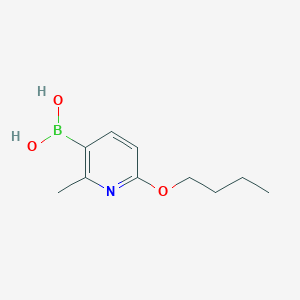 molecular formula C10H16BNO3 B3060278 6-Butoxy-2-methylpyridine-3-boronic acid CAS No. 2096339-72-7