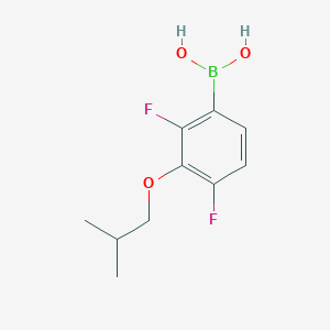 molecular formula C10H13BF2O3 B3060280 2,4-Difluoro-3-isobutoxyphenylboronic acid CAS No. 2096339-89-6